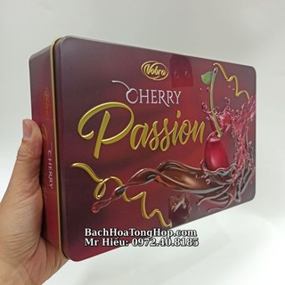 [Hỏa Tốc] Socola nhân Cherry Passion hộp sắt 280g