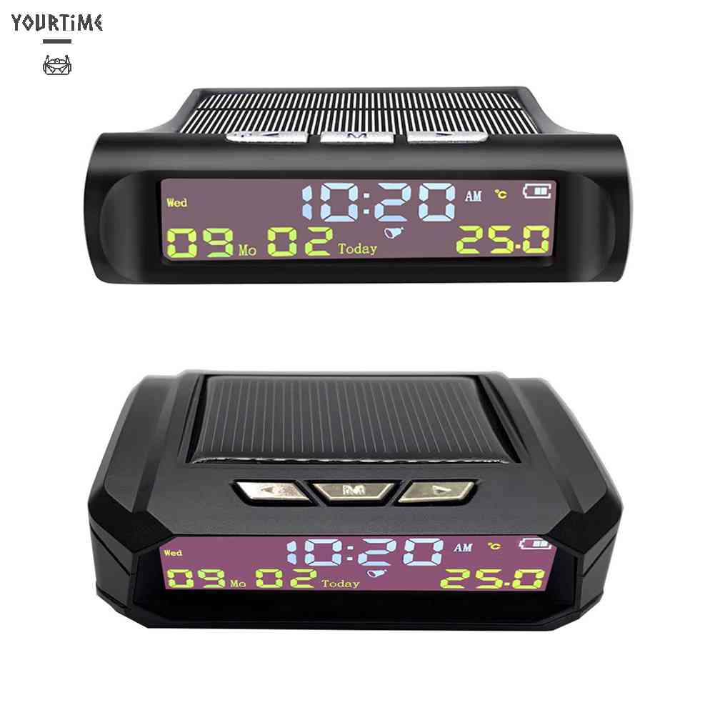 Đồng Hồ Điện Tử Hiển Thị Nhiệt Độ Trên Xe Hơi TPMS