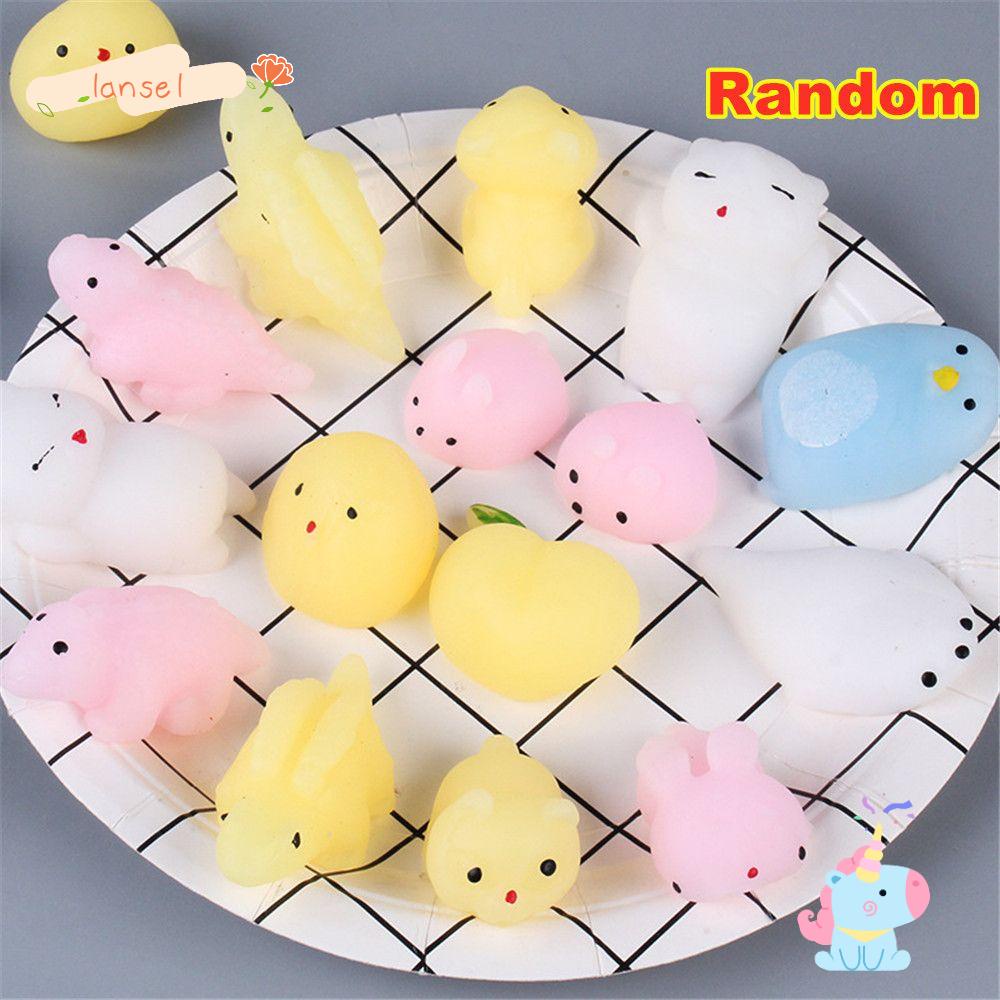 Set 1 / 5 / 10 Đồ Chơi Bóp Mềm Hình Động Vật Dễ Thương