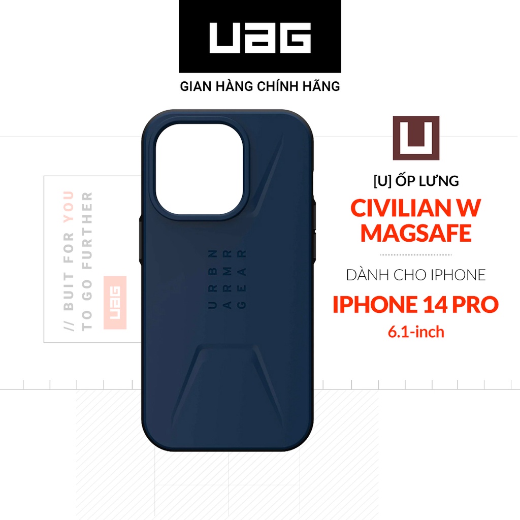 Ốp Lưng UAG CIVILIAN W MAGSAFE Cho iPhone 14 PRO [6.1 INCH]