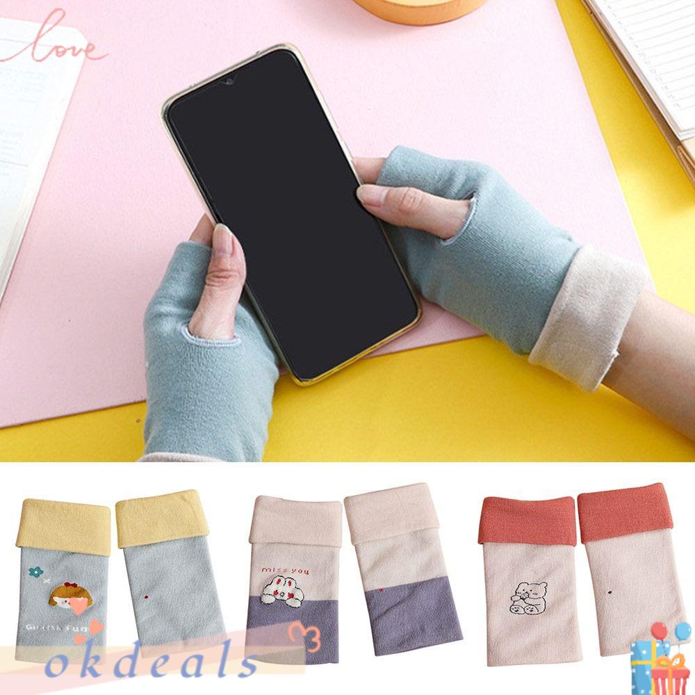 Găng Tay Dệt Kim Unisex Ấm Áp Thoải Mái