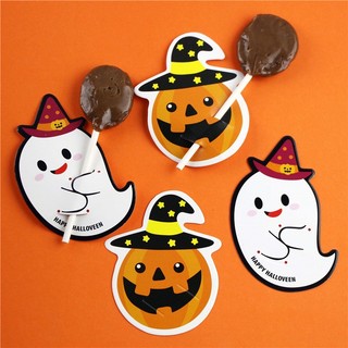 Thẻ gắn kẹo halloween sét 50 chiếc