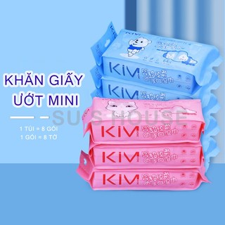 Khăn giấy ướt mini Baby Wipes bỏ túi tiện dụng