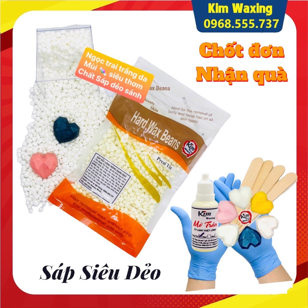 SÁP WAX BEANS PREAL TẨY LÔNG TRIỆT LÔNG CHUYÊN WAX BIKINI TẶNG KÈM QUE WAX HÀNG CHÍNH HÃNG