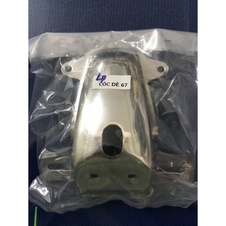 Cóc dè sau gắn biển số + đèn hậu cho xe 67-68-72 cd...bằng inox