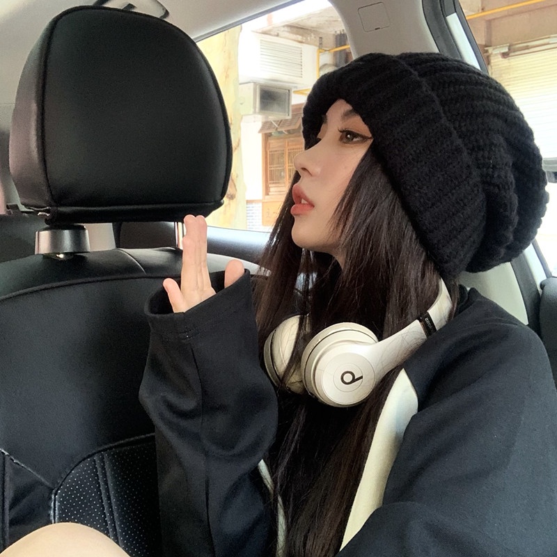 Mũ Len Rộng Vành Phong Cách Nhật Bản Thời Trang Mùa Đông 2022 Cho Nữ