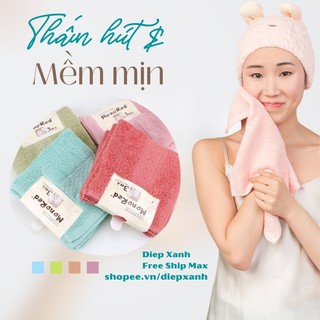 Khăn mặt sợi tre xuất Nhật set 3 cái hãng mềm mịn