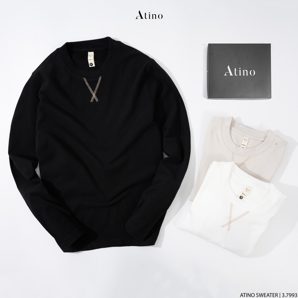 Áo Thun Dài Tay Nỉ Nhung 2 Mặt Giữ Nhiệt Nam XLINEATINO Vải Nhung Hàn Quốc Cao Cấp Ấm Áp Form Regular Fit AN3.7993