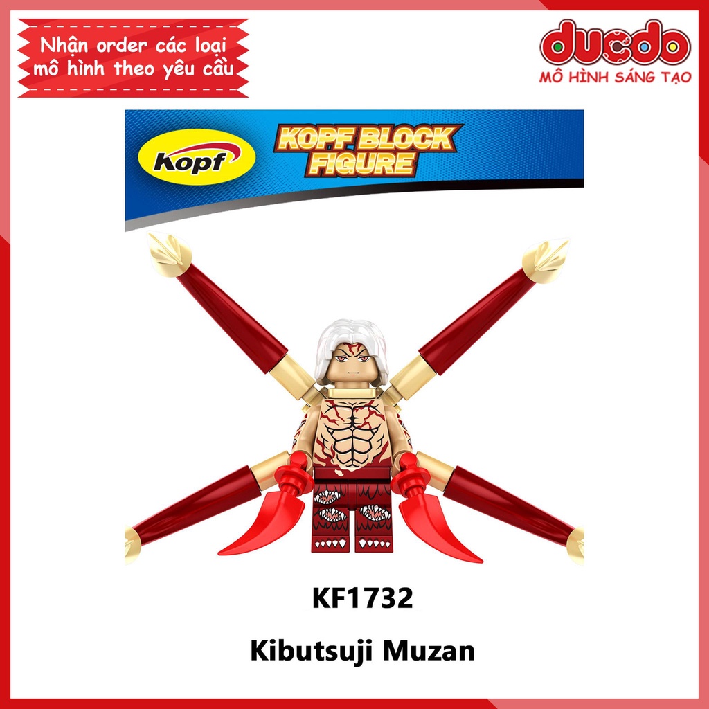 Minifigures nhân vật trong Thanh guơm diệt quỷ Kimetsu No Yaiba - Đồ chơi Lắp ghép Xếp hình Mini Mô hình Kopf KF6163