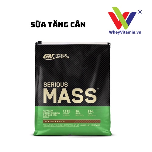 ON SERIOUS MASS 12LBS - 5.44 Kg - Tăng cân, tăng cơ cho Gym, Yoga, Fitness, thể thao