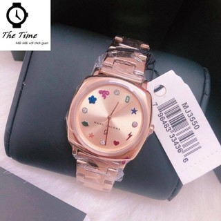( Sẵn 4 màu ) Đồng hồ nữ MARC JACOBS #MJ35 case 34mm.5ATM