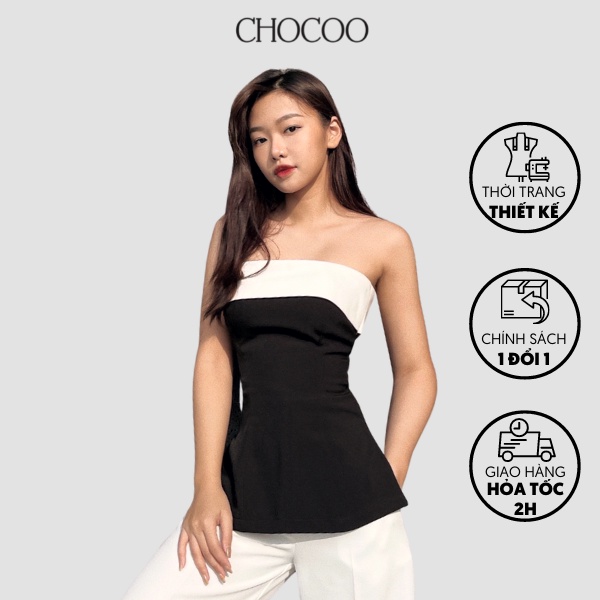 Áo kiểu nữ CHOCOO Quentine Top thiết kế cúp ngực chất liệu cao cấp