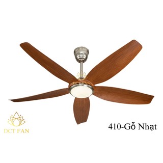   Loại1-BH 10năm Quạt trần đèn trang trí 5 cánh sải cánh rộng cho phòng khách-ngủ,nhà hàng,hội trường,động cơ DC 6 tốc độ 
