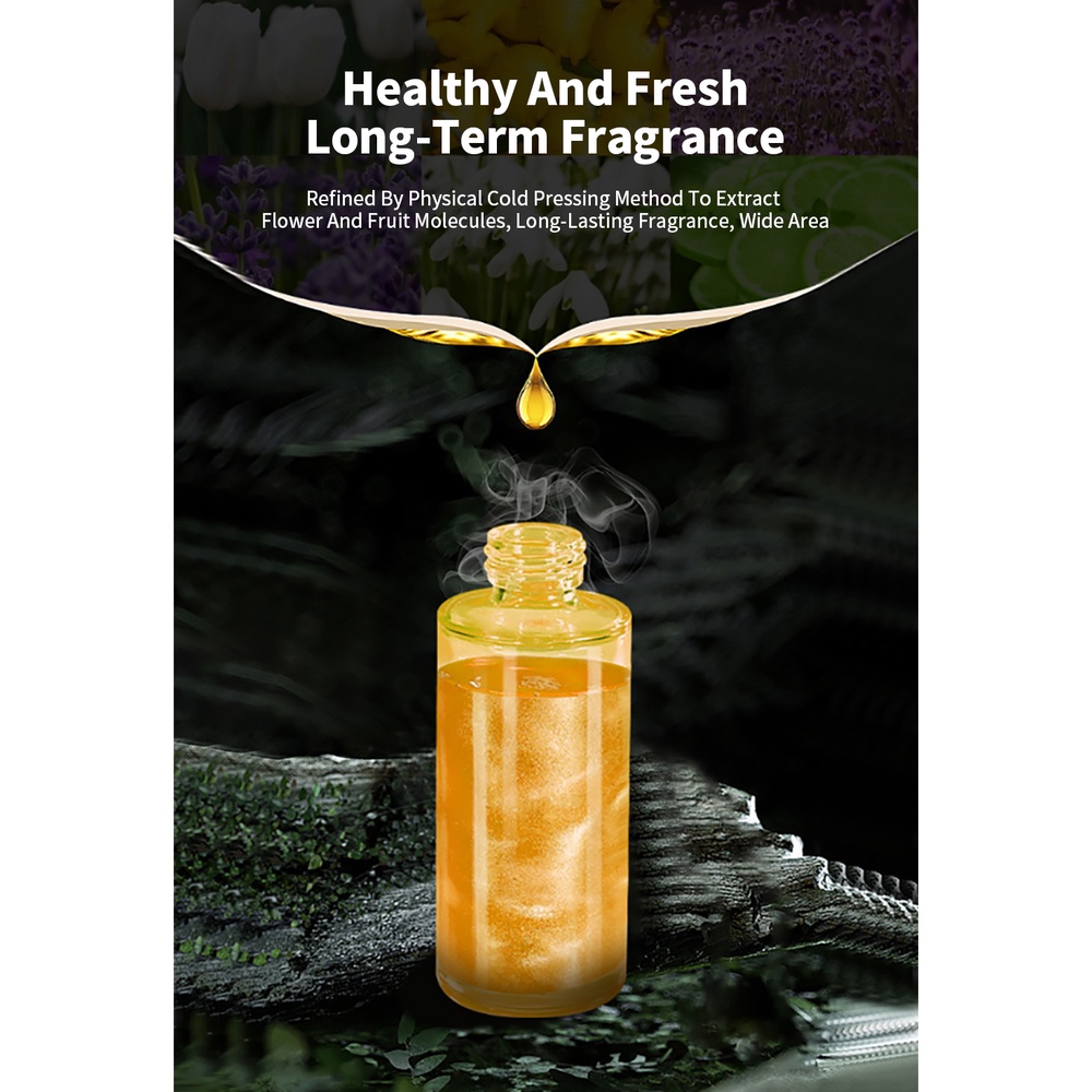 Tinh Dầu Thơm 30ML Có Cát Chảy Năng Lượng Mặt Trời Sáng Tạo Cho Xe Hơi nước hoa ô tô