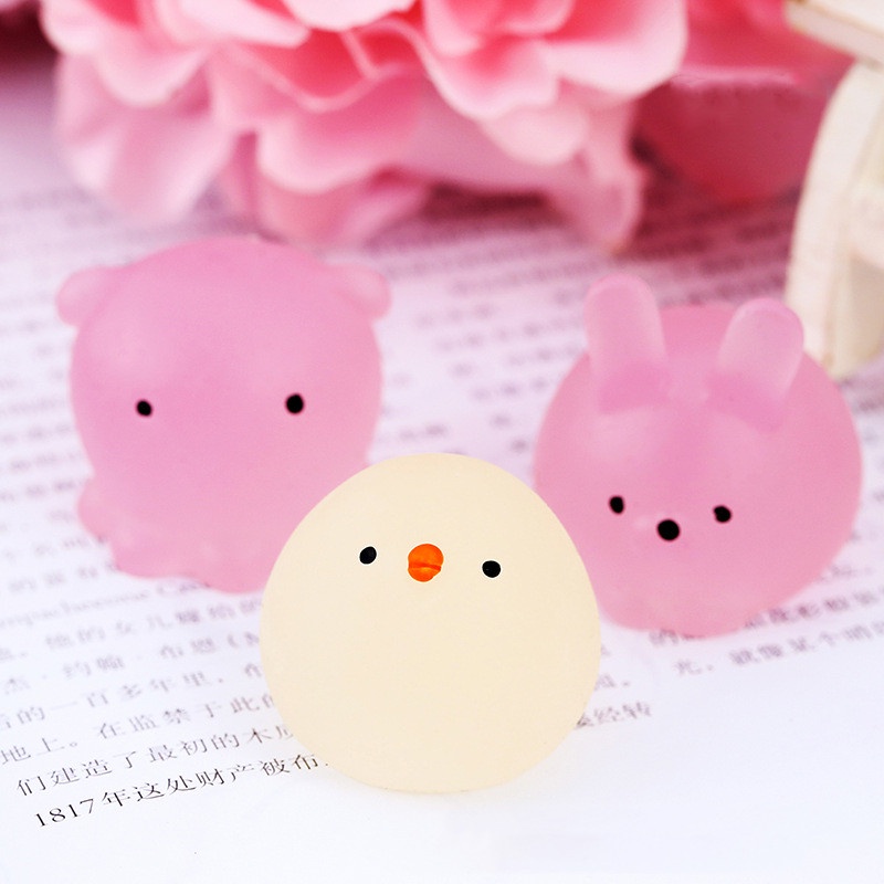 Đồ Chơi Squishy GiúP GiảM Căng ThẳNg Đồ Chơi Xốp Squishy Giảm Stress Hình Động Vật Dễ Thương Cho Bé Squishy Mini Mochi giá rẻ thú silicon dẻo bóp tay, đồ chơi giảm stress