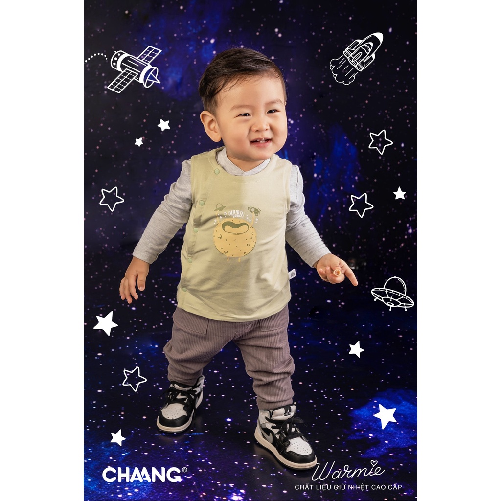 Chaang quần dài nỉ waffle Chaang Cosmos cho bé trai AW22D13
