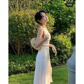 ĐẦM LỤA 2 DÂY XẺ
