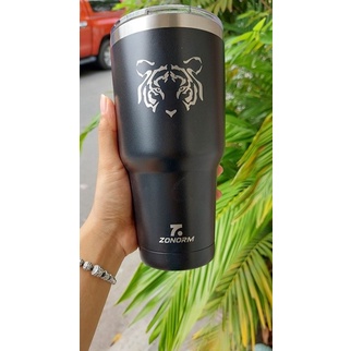 LY GIỮ NHIỆT ZONORM 900ML SƠN NHÁM TĨNH ĐIỆN CAO CẤP - KÈM TÚI VÀ ỐNG HÚT