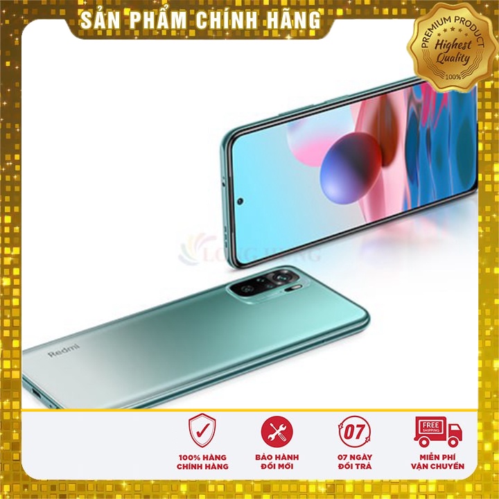Điện Thoại Xiaomi Redmi Note 10 4GB Chính Hãng Bảo Hành 12 Tháng Bộ 4 Camara Sau Điện Thoại Cảm Ứng Xiaomi Redmi 10 Đẹp