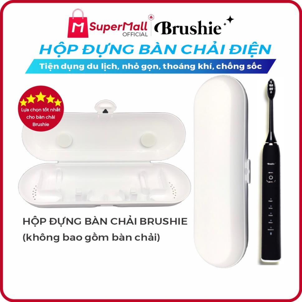 [𝗖𝗡𝟲] Hộp đựng bàn chải điện Brushie, hộp đựng bàn chải du lịch đa năng, chống sốc, sang trọng, tinh