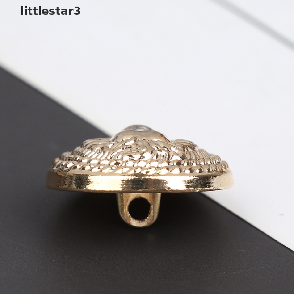 Bộ 10 Nút Áo Kim Loại Hình Sư Tử DIY L3}