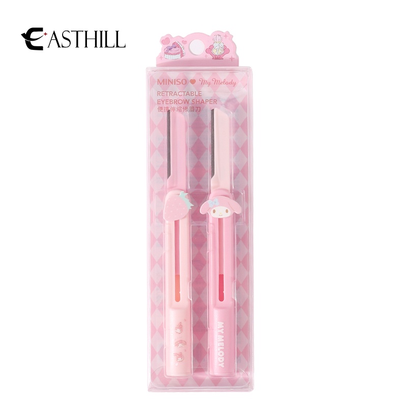 Dao Cạo Lông Mày An Toàn Hình Cô Gái Anime Cinnamoroll My Melody Kuromi Có Thể Thu Gọn