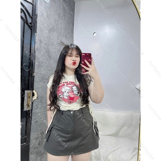 ÁO THUN HOẠT HÌNH RÚT DÂY [TNT SHOP BIGSIZE 60KG 90KG]
