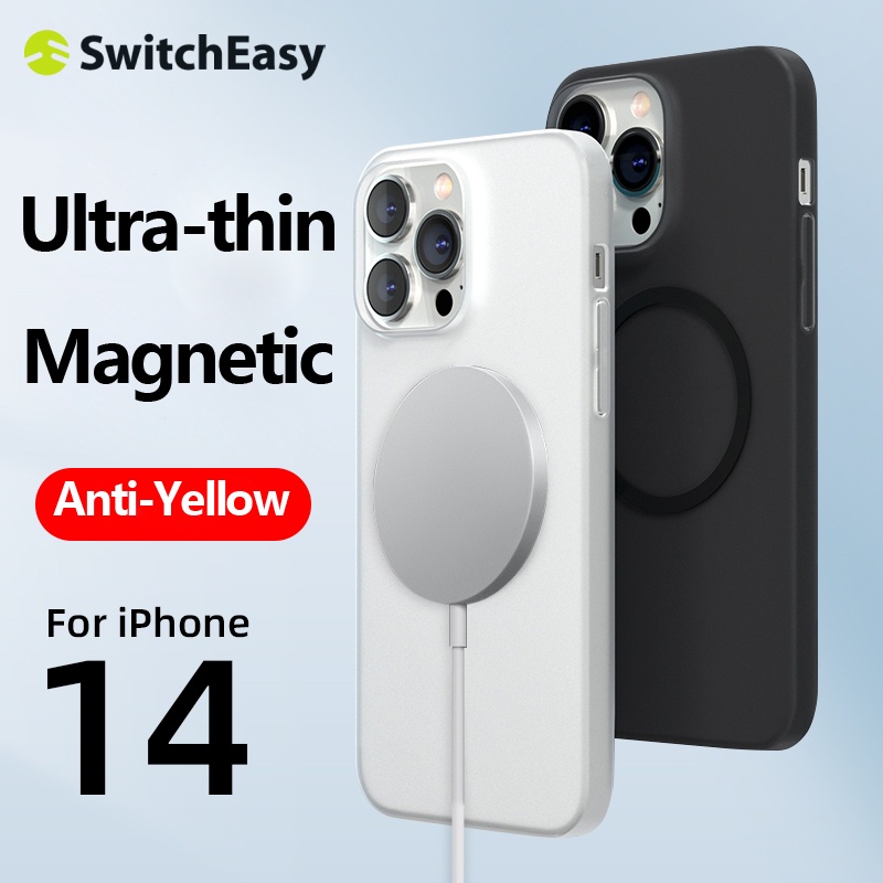 Ốp lưng từ tính siêu mỏng SwitchEasy Gravity M 2022 cho iPhone 14 14 Plus 14 Pro 14 Pro Max Vỏ siêu mỏng nhẹ Tương thích với các phụ kiện MagSafe