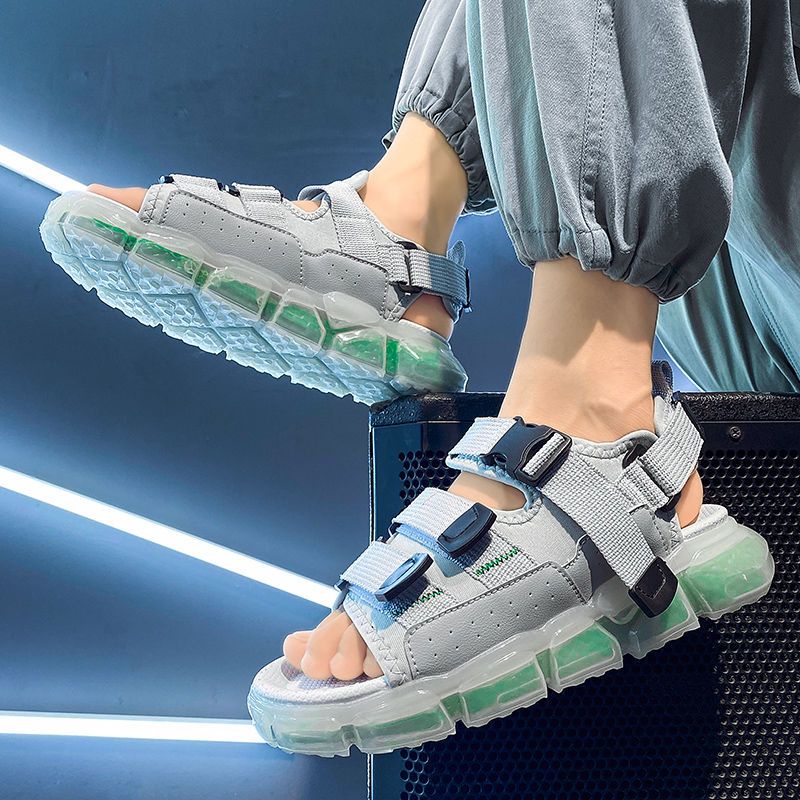 Dép Sandal Đế Mềm Chống Trượt Đa Năng Thời Trang Đi Biển Mùa Hè Cho Thanh Thiếu Niên