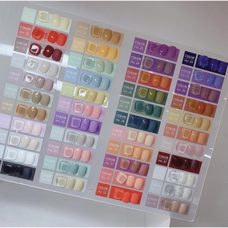 Sét sơn gel Very good nail 44 màu ,sơn móng tay ,sơngel tặng base top bảng màu