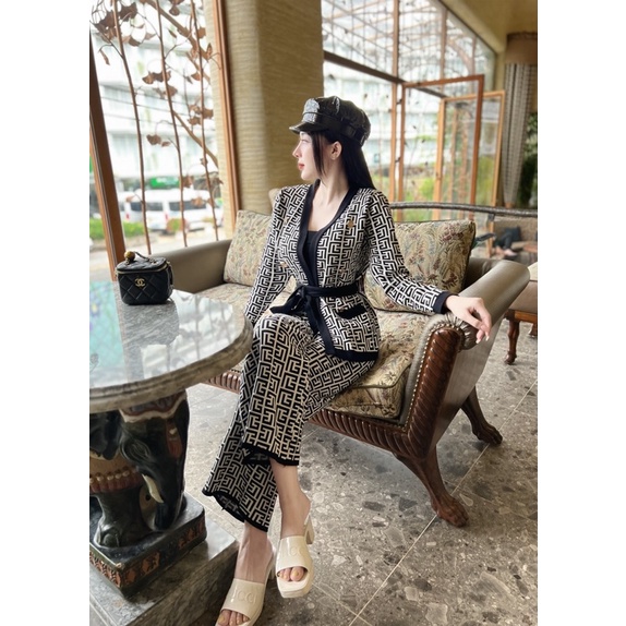 Set Đầm Len Fendi