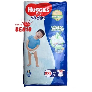 Tã dán huggies dry gói cực đại xxl56 - bao bì mới