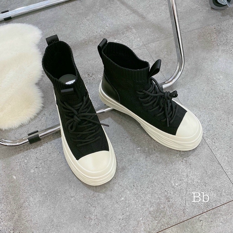 Giày thể thao bánh mì cao cổ chun siêu chất