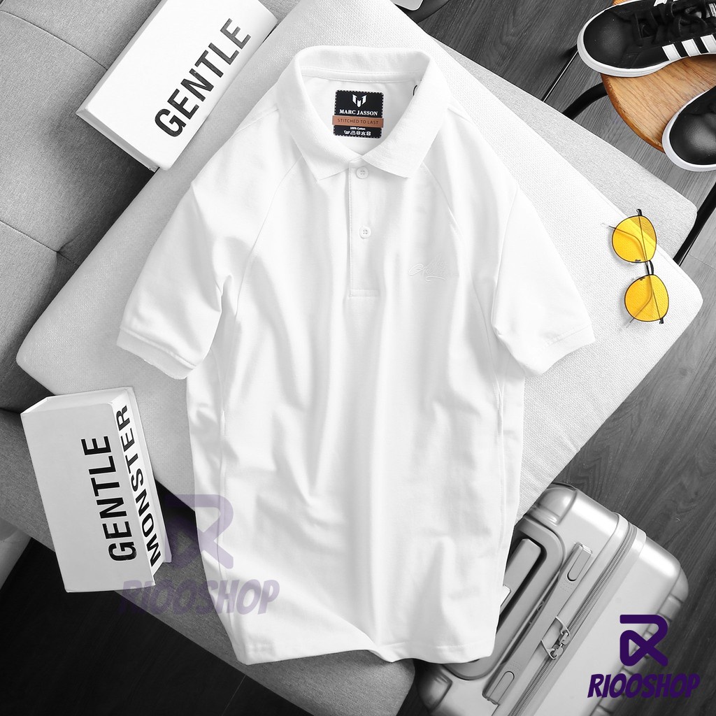 Áo nam có cổ, áo phông polo nam vnxk đơn giản, cộc tay, bigsize, đẹp, vải dày, form suông, chất lượng RIOOSHOP RSP055