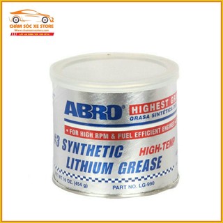 Mỡ Bò Xanh Abro Synthetic Lithium Grease 454G chamsocxestore