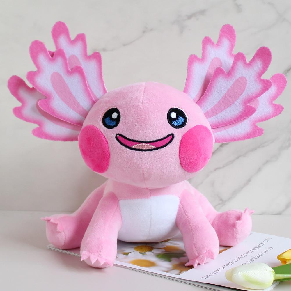 Đồ chơi nhồi bông Hình Axolotl Bằng Cotton Mềm Mại Trang Trí Nhà Cửa