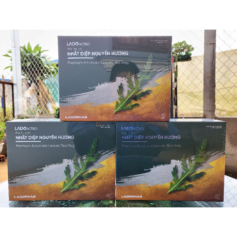 TRÀ TƯƠI Atiso / Actiso Ladophar  Nhất Diệp Nguyên Hương hộp 100 túi lọc
