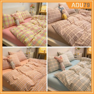 [ MIỄN SHIP ] - Bộ set 4 món vỏ chăn ga gối cotton korea cáo cấp mềm mịn - KHÔNG VỎ ÔM