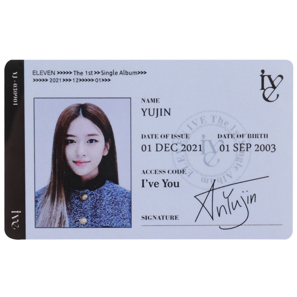 1 Tấm Thẻ Ảnh Nhóm Nhạc Nữ KPOP Album LIZ