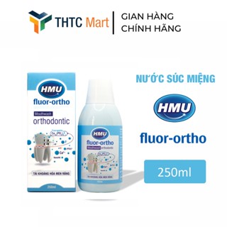 Nước Súc Miệng HMU Fluor Ortho 250ml Cho Người Chỉnh Nha Niềng Răng