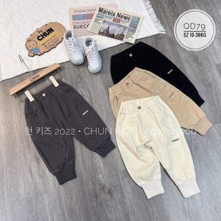 Quần dài kaki jogger một cúc cho bé 8-22kg Q0002