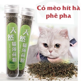 Cỏ mèo khô cỏ bạc hà Catnip cho mèo phê pha xua tan buồn chán