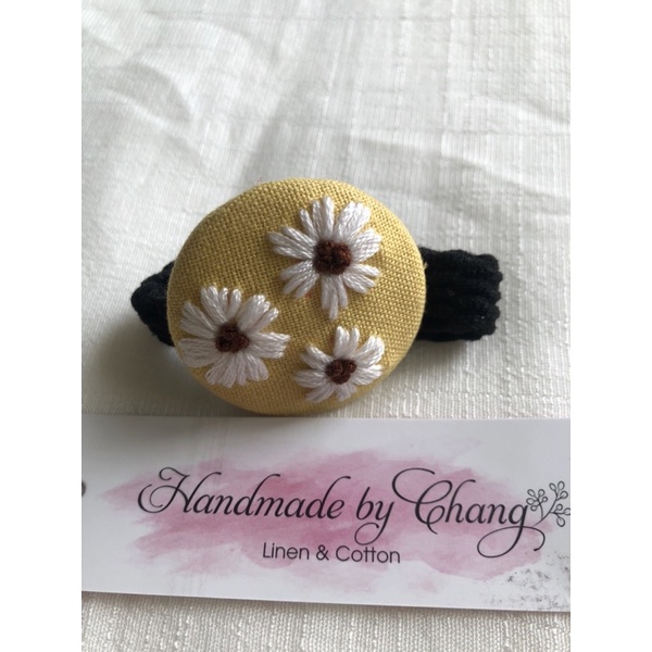 Dây cột tóc thêu tay handmade