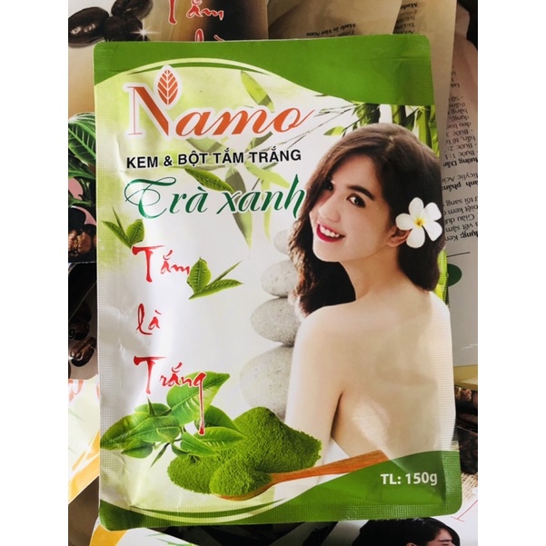 Gói Kem&amp; bột Tắm trắng NAMO 150gr- 7Loại Mùi Hương✅