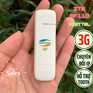 Dcom 3g , usb 3g zte mf110 viettel , chuyên đổi ip , hỗ trợ tooth