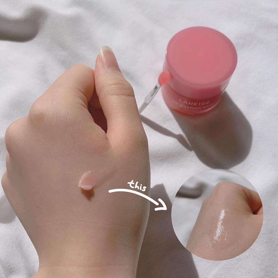 Son Dưỡng Môi Laneige Mặt Nạ Ngủ Môi Sáp Dưỡng Ẩm Tẩy Da Chết Ủ Dưỡng Môi Lip Sleeping Mask Berry mini