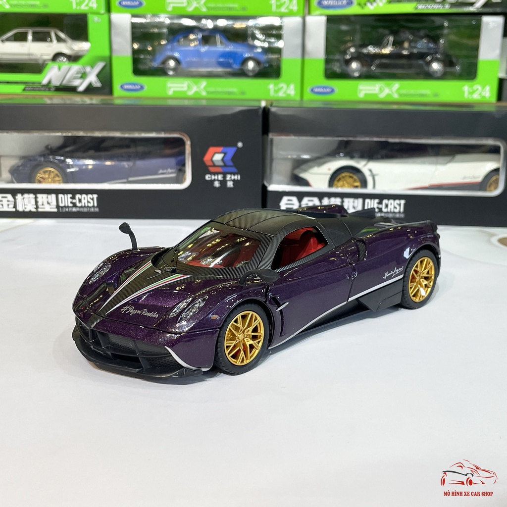 Mô hình xe kim loại Pagani Huayra Roadster tỉ lệ 1:24 hãng CHEZHI 3 màu