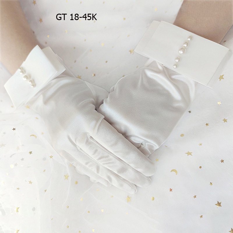 Găng tay ren cao cấp cho cô dâu phong cách nhẹ nhàng