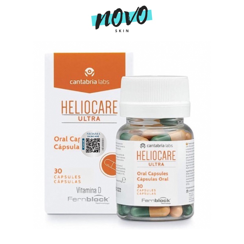 Viên uống chống nắng Heliocare Oral Ultra Hộp 30 viên ( Date 11/2023 ) chính hãng NEOASIA phân phối