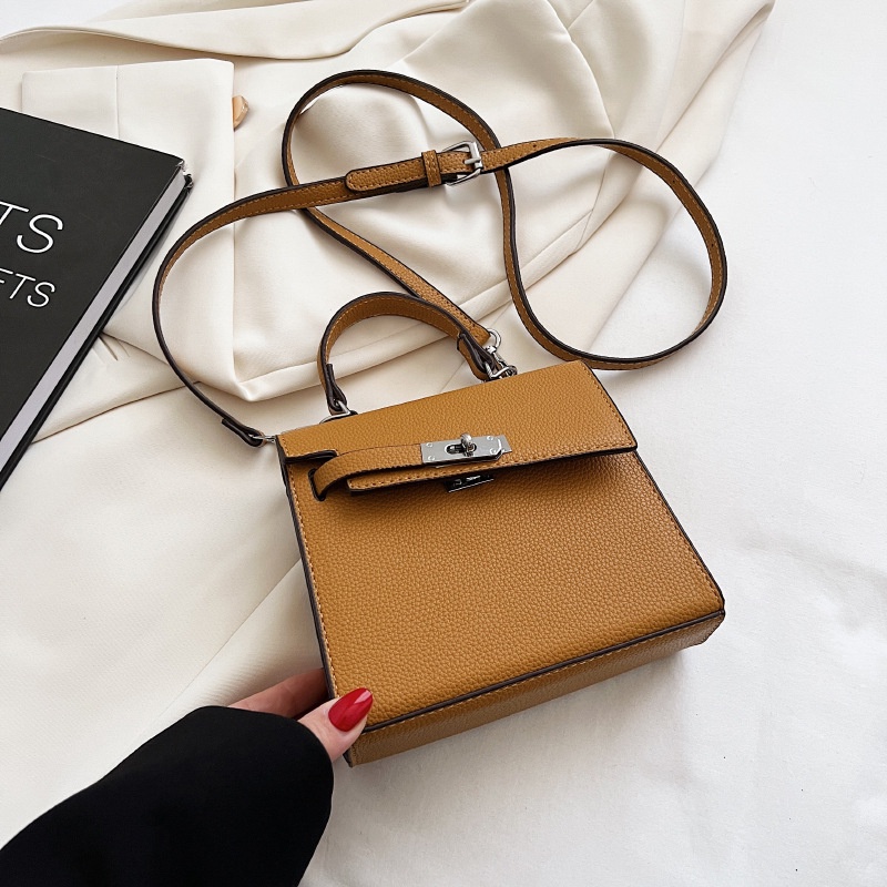 Ielgy Túi Đeo Chéo Nhỏ Hình Vuông Phong Cách vintage Phương Tây Cho Nữ